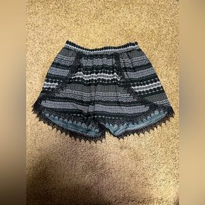 Charlotte Russe Boho shorts!!